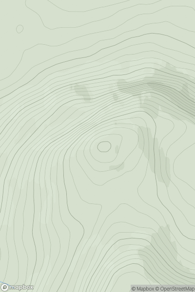 Thumbnail image for Beinn an Eoin [Loch Arkaig to Glen Moriston] showing contour plot for surrounding peak